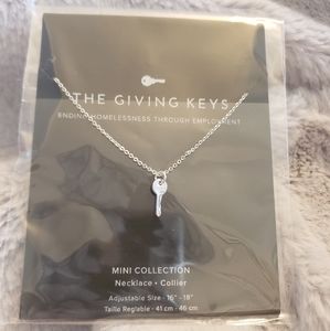 The Giving  Keys mini Believe necklace